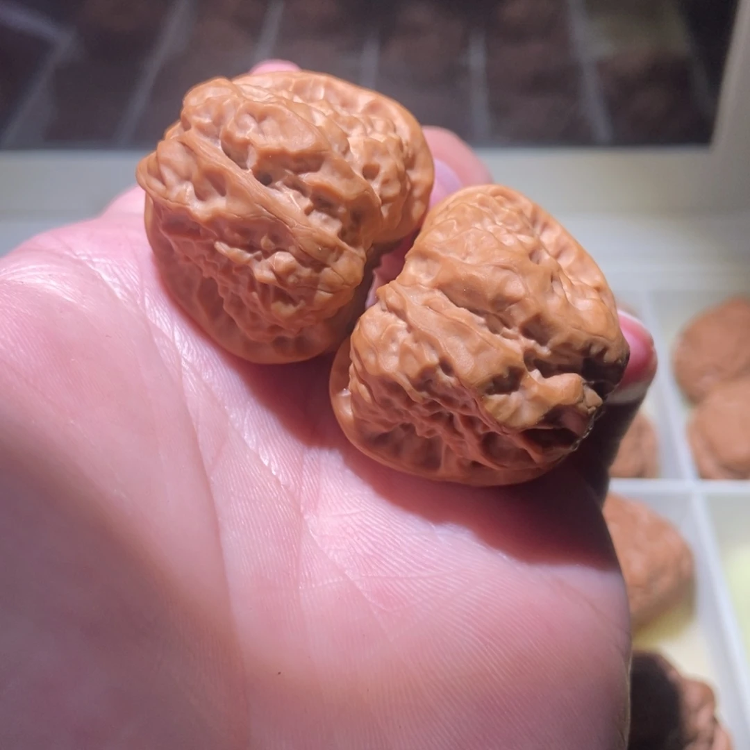 文玩核桃把件匠****刻36蛤蟆