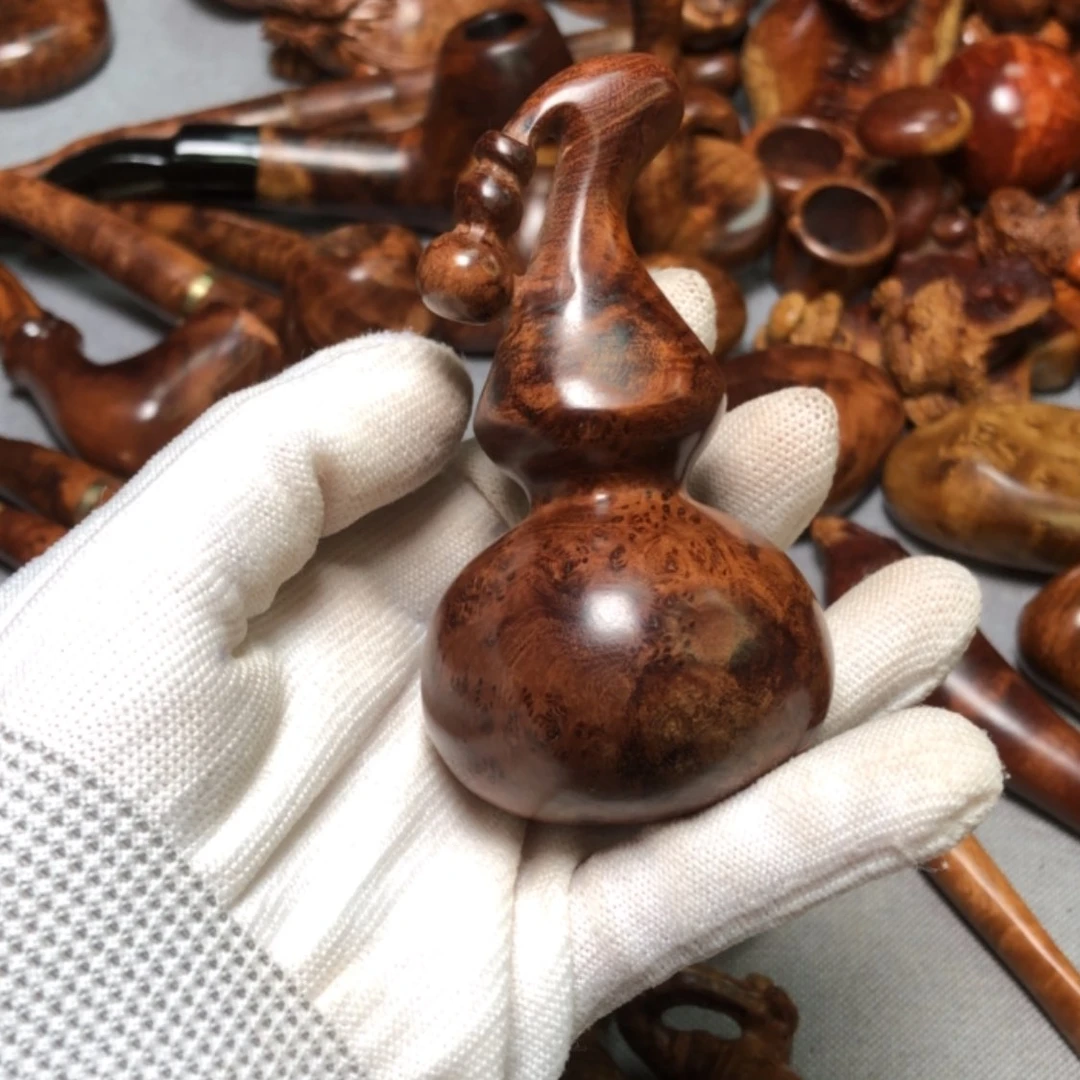 【闪购商品】木麻梨疙瘩火琉璃手把件