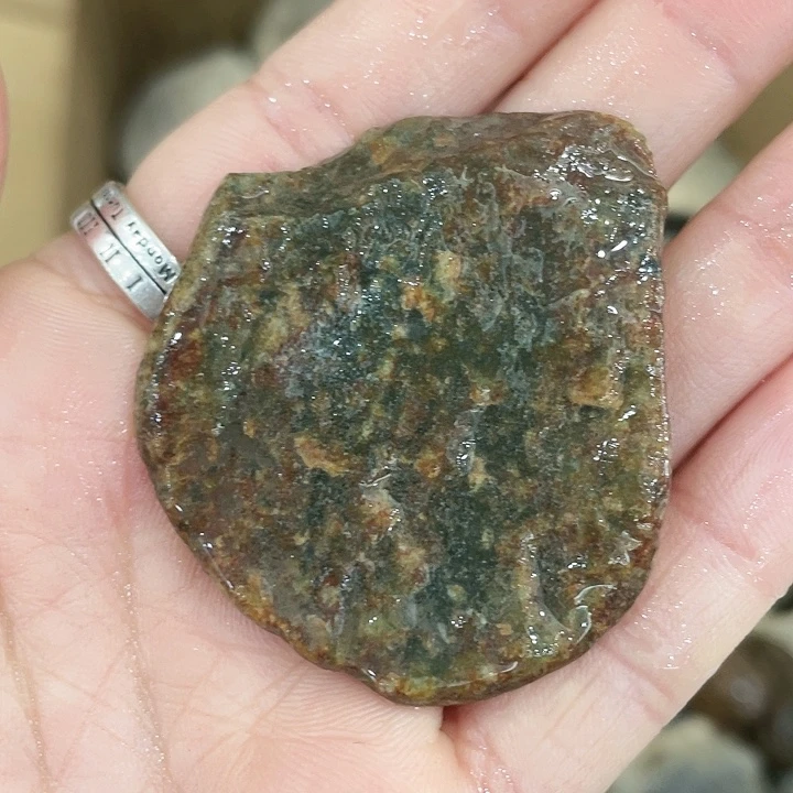岫岩河磨玉（透闪石质玉）未镶嵌挂件