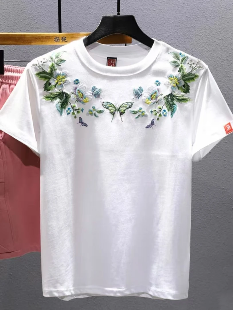 日常T恤潮流百搭圆领中国风