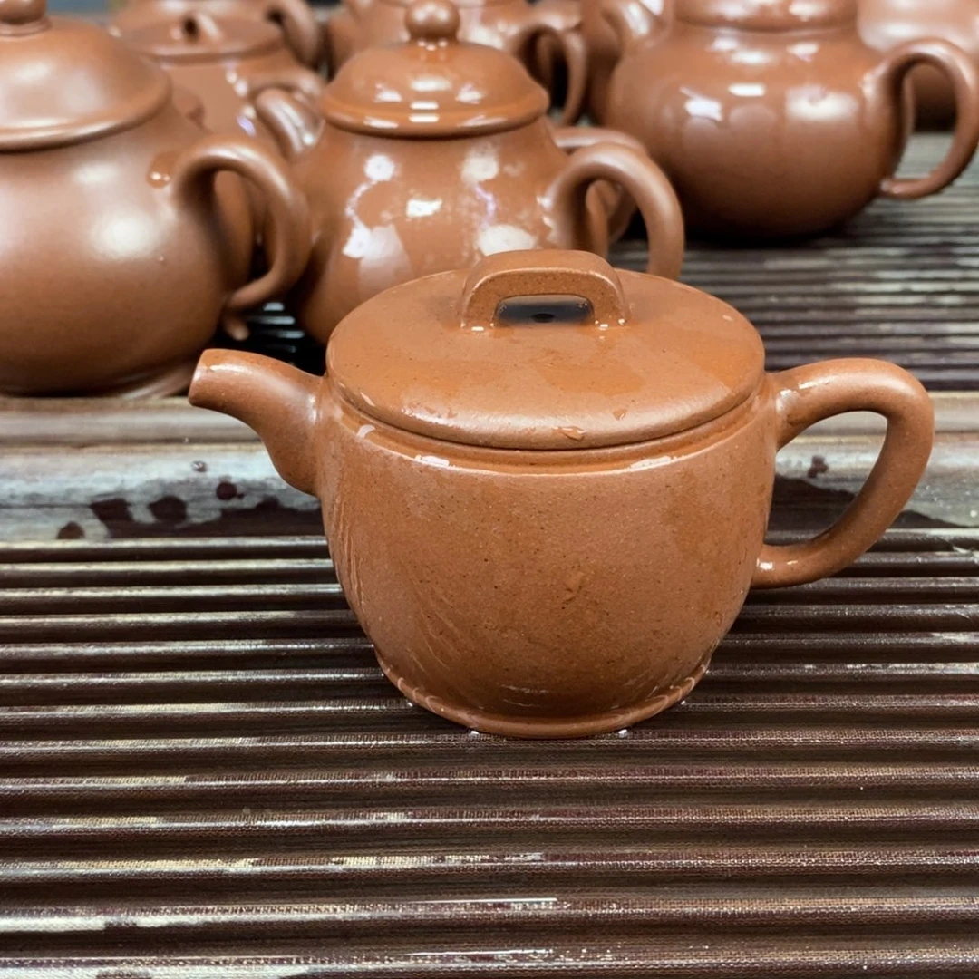 言***易茶壶紫砂宜兴原矿紫砂壶汉瓦150c