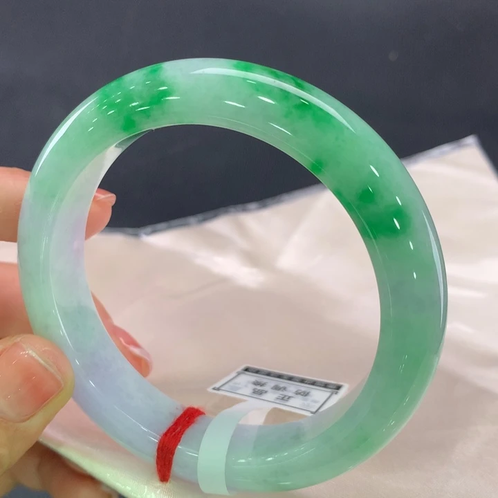 未镶嵌手镯翡翠正圈57