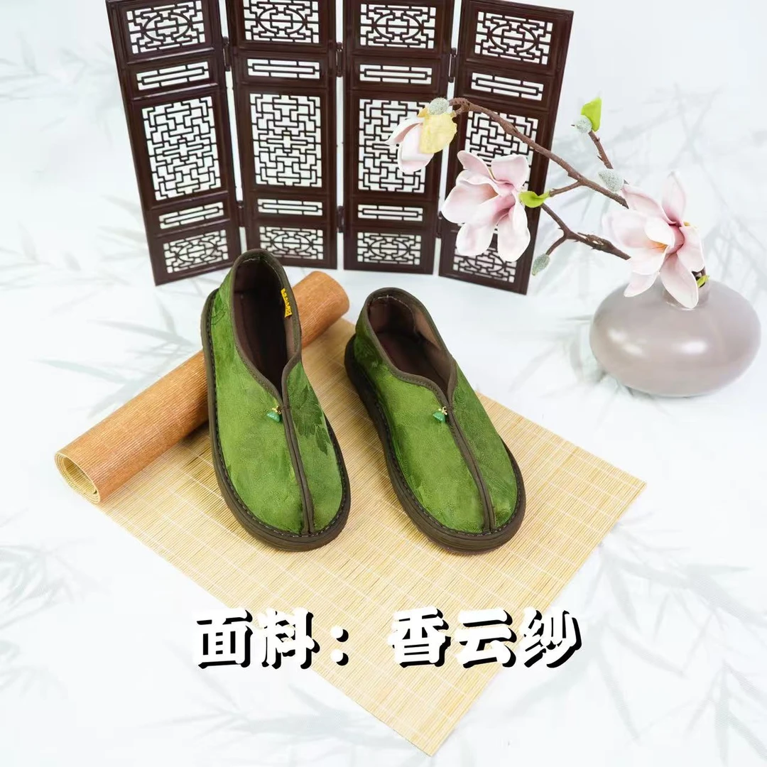 秋上新【秋林—两片单鞋】千层底手工布鞋传统中式软底民族风