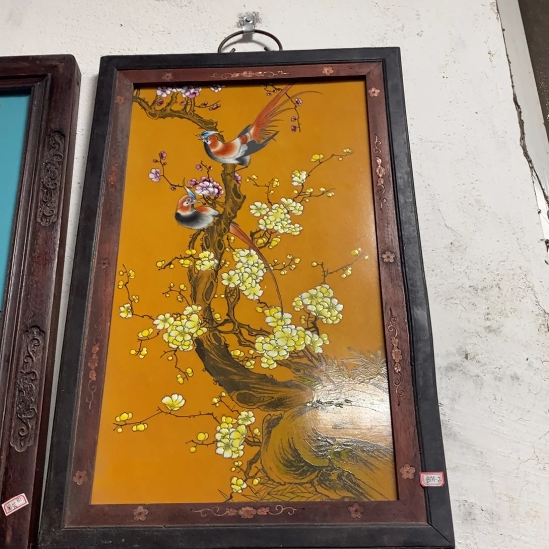 瓷片60*40 景德镇瓷板画柴窑烧制