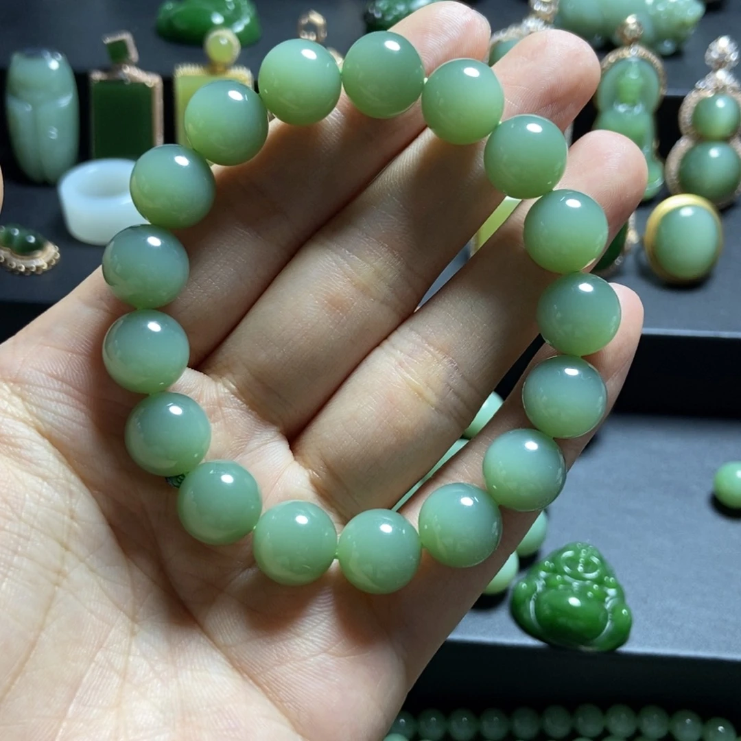 手链未镶嵌和田玉俺*夫