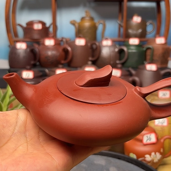 茶壶紫砂微瑕不带证书礼盒200cc