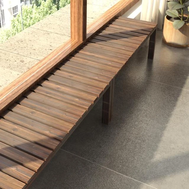 定制阳台台沿花架台面加宽实木置物架窗台延伸落地式多肉花盆架子