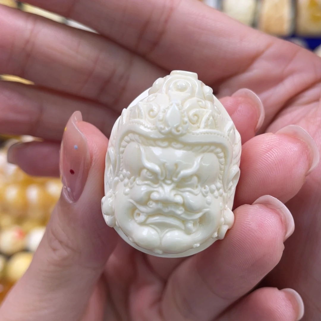 裸石蜜蜡未镶嵌琥珀蜜蜡黄财神