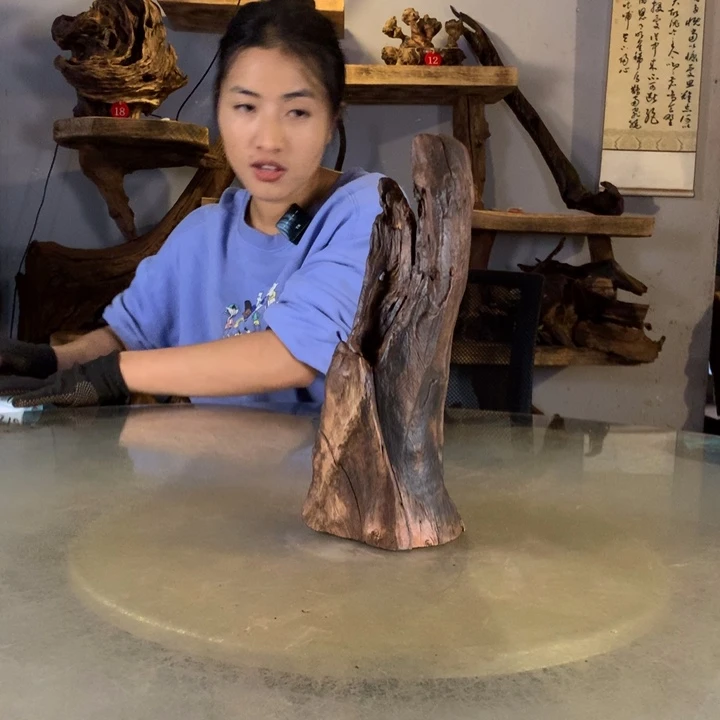 爱***虎天然的云南紫柚木会黄水