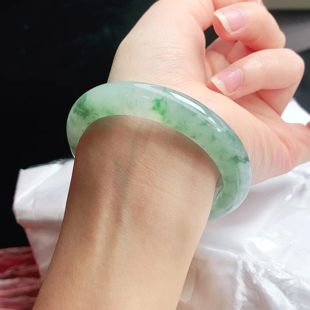 【闪购商品】未镶嵌手镯翡翠缅甸天然a货翡翠
