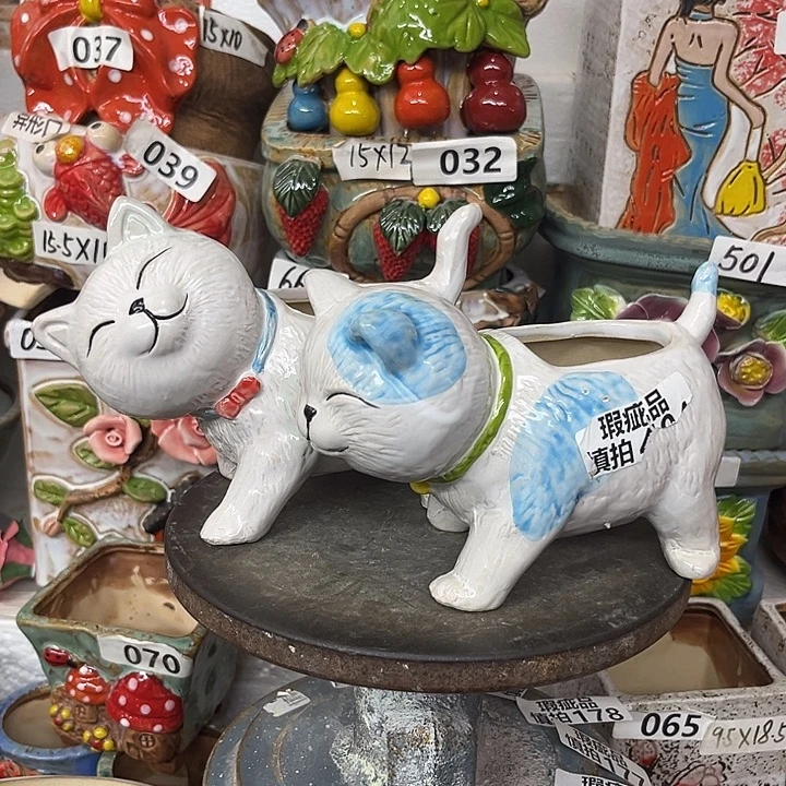 粗陶材质多肉花盆