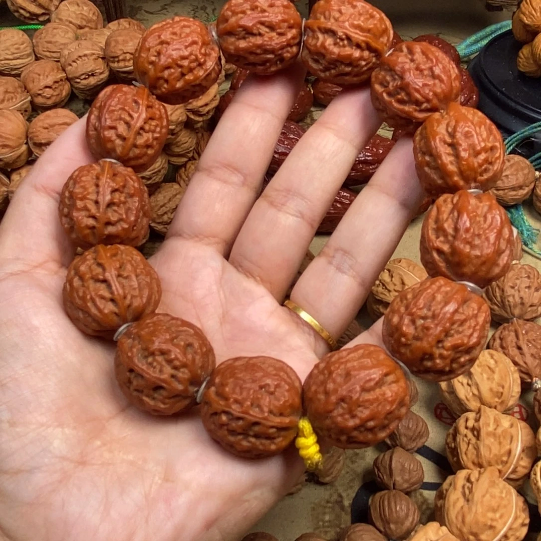 吊坠文玩核桃麒麟八棱文玩核桃