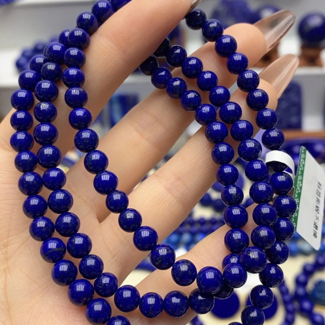 青金石未镶嵌手链5.6mm108