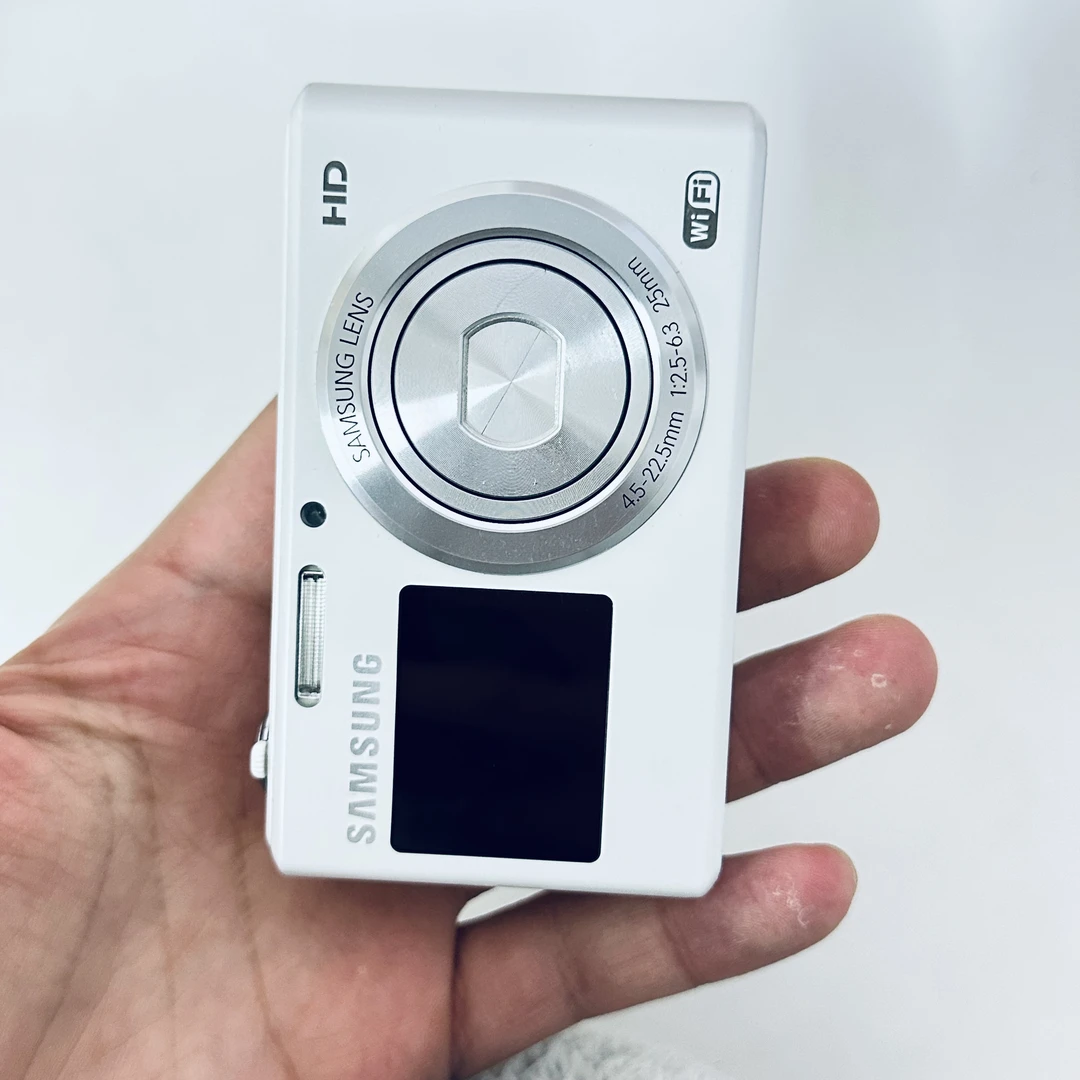 9新 Samsung/三星 dv150f珍珠白1600w像素双面屏可自拍带美颜