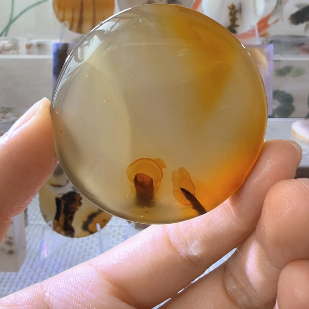 玛瑙/玉髓未镶嵌吊坠(不含链)61