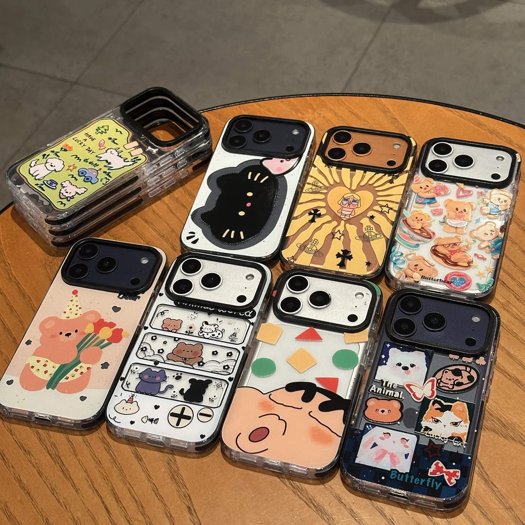 欧克里里小狗猫咪系列适用苹果17/16promax手机壳15/14女13/12/11