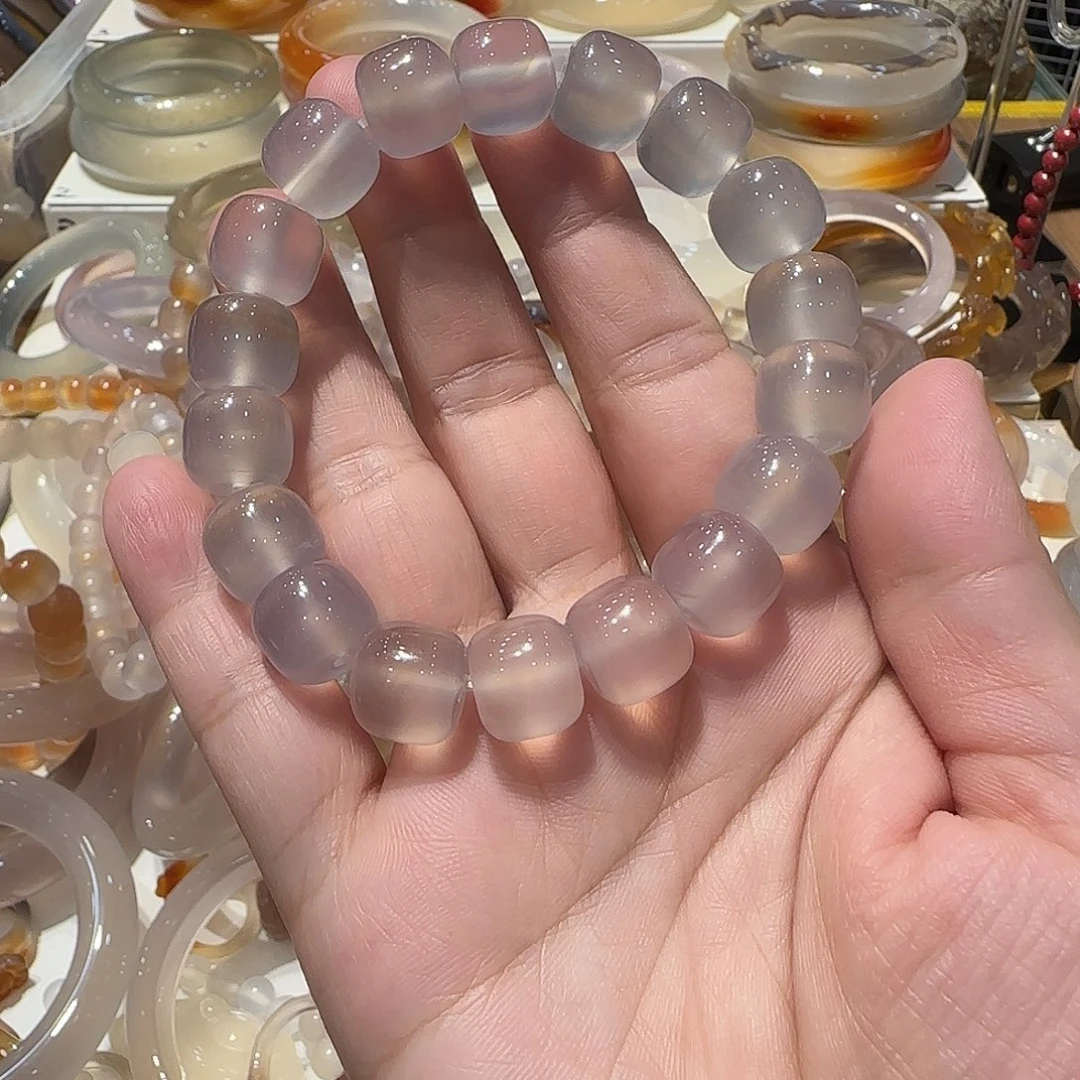 ****宝玛瑙/玉髓未镶嵌手镯