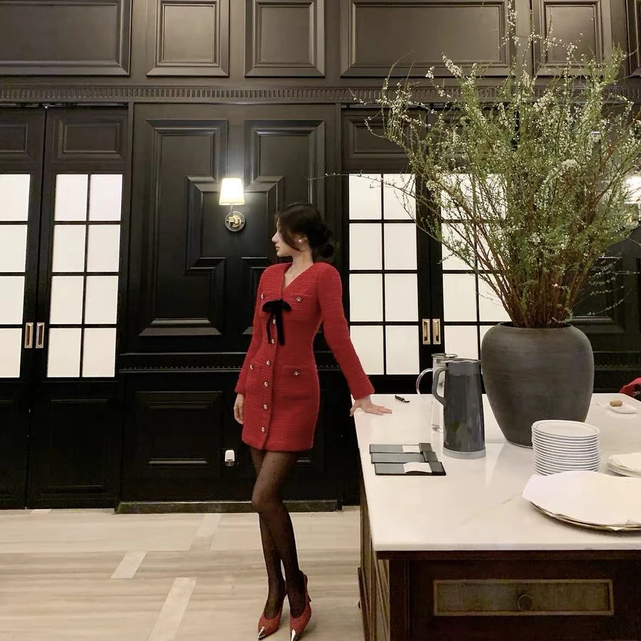 【清仓no退no换】CBY【留着过年回去镇场子】连衣裙