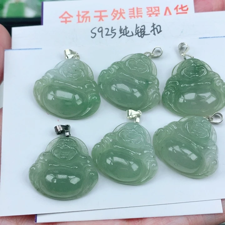 颈饰银S925镶嵌翡翠多样性发其1