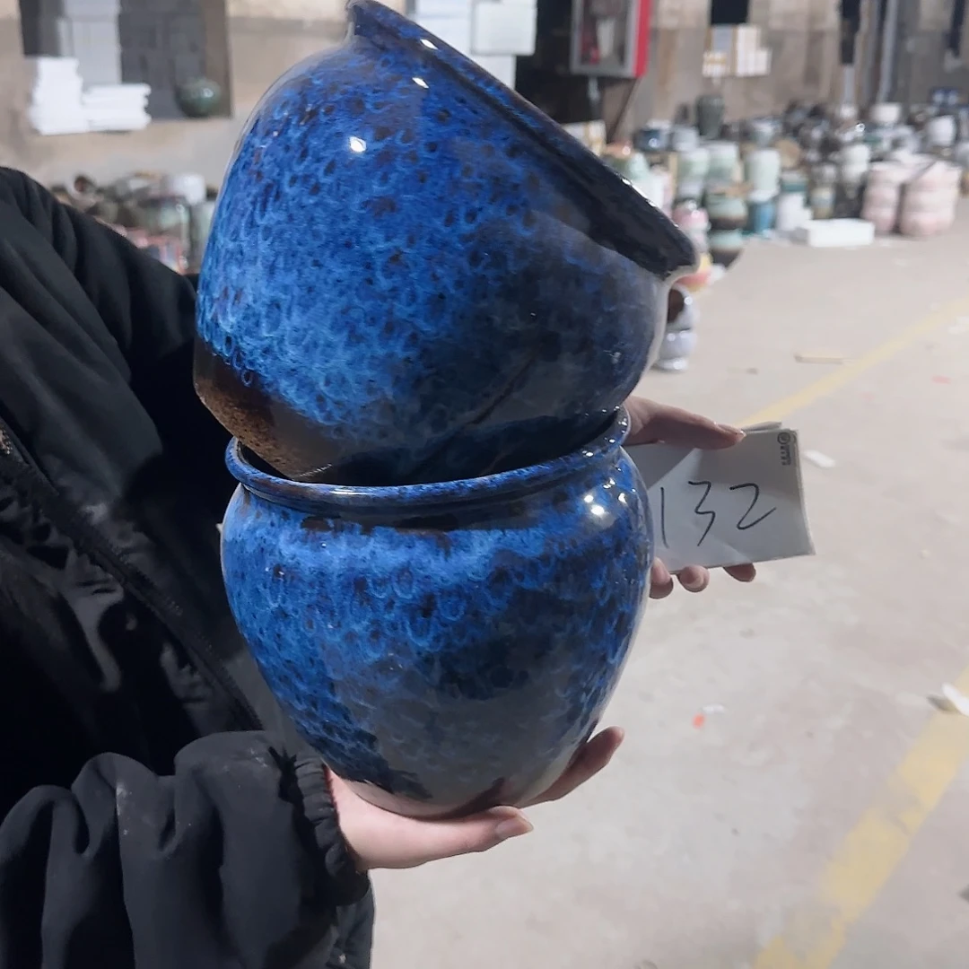 紫砂花盆王老板花盆晚上1211-132