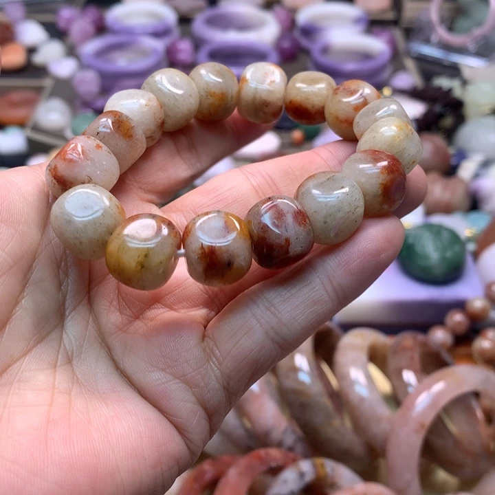 石英岩玉未镶嵌手串