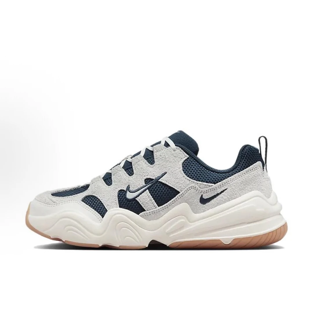 Nike Tech Hera 织物皮革翻毛皮 舒适 防滑耐磨增高 老爹鞋 女款