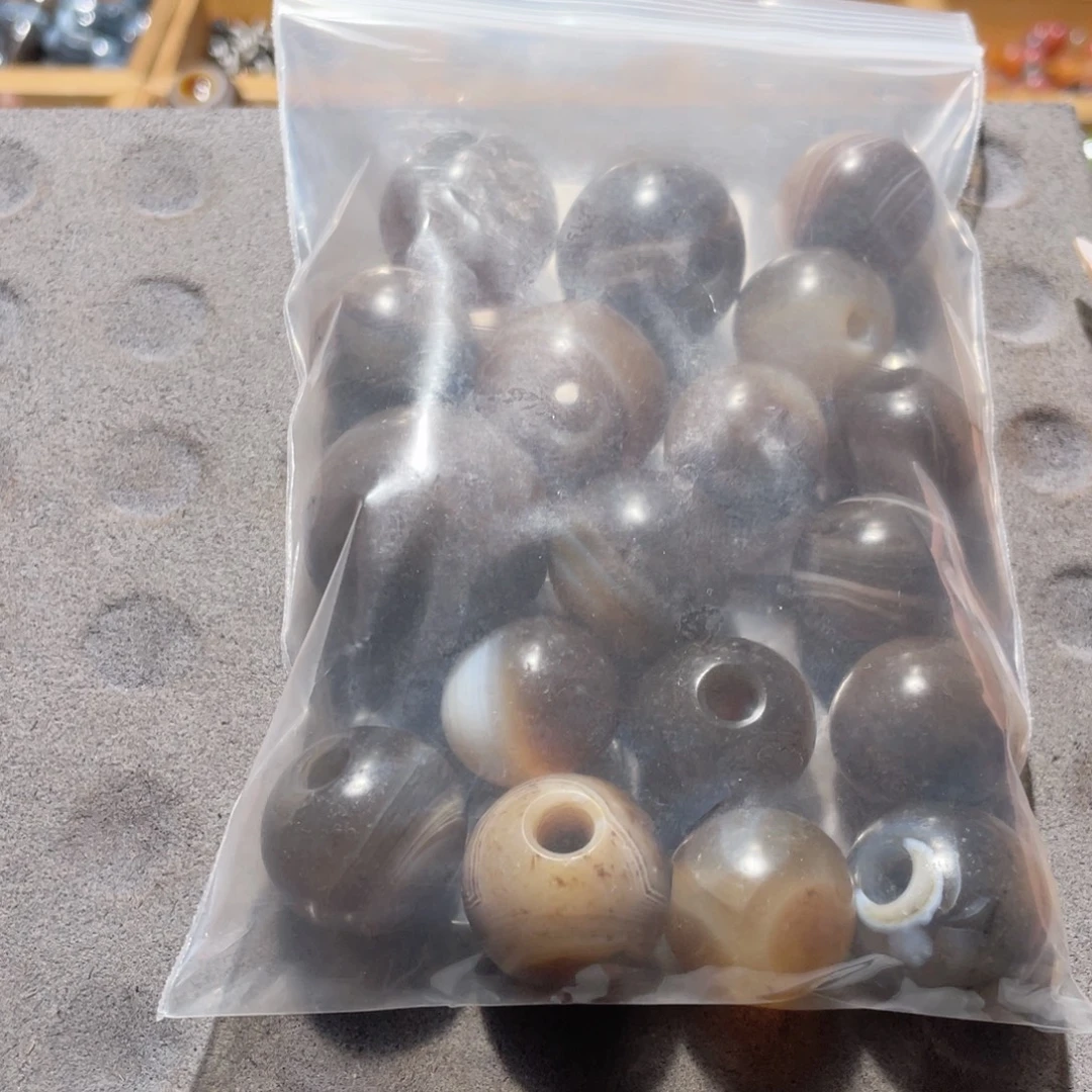 未镶嵌玛瑙/玉髓珠宝半成品
