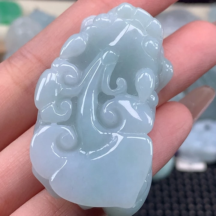 颈饰未镶嵌翡翠貔貅吊坠