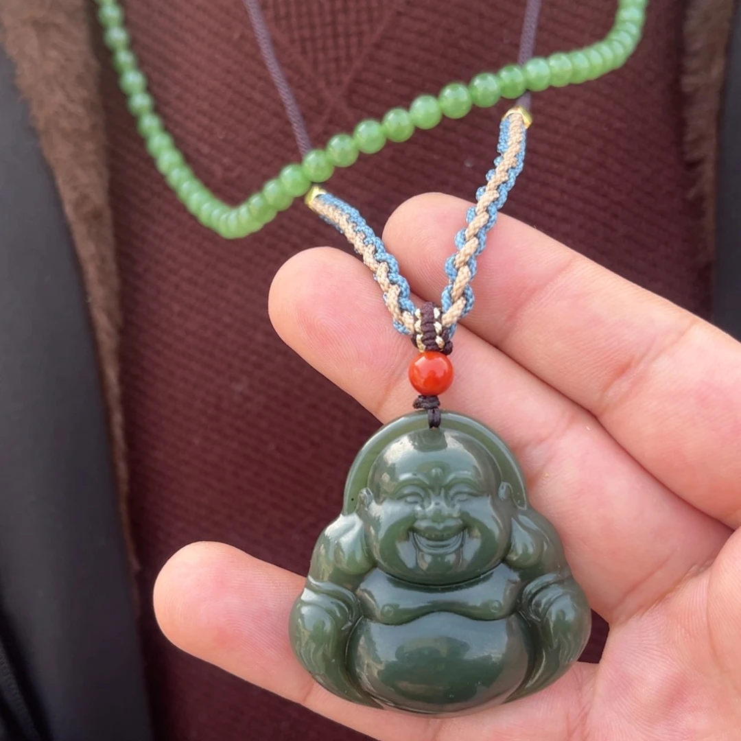 和田玉颈饰未镶嵌和田玉佛公