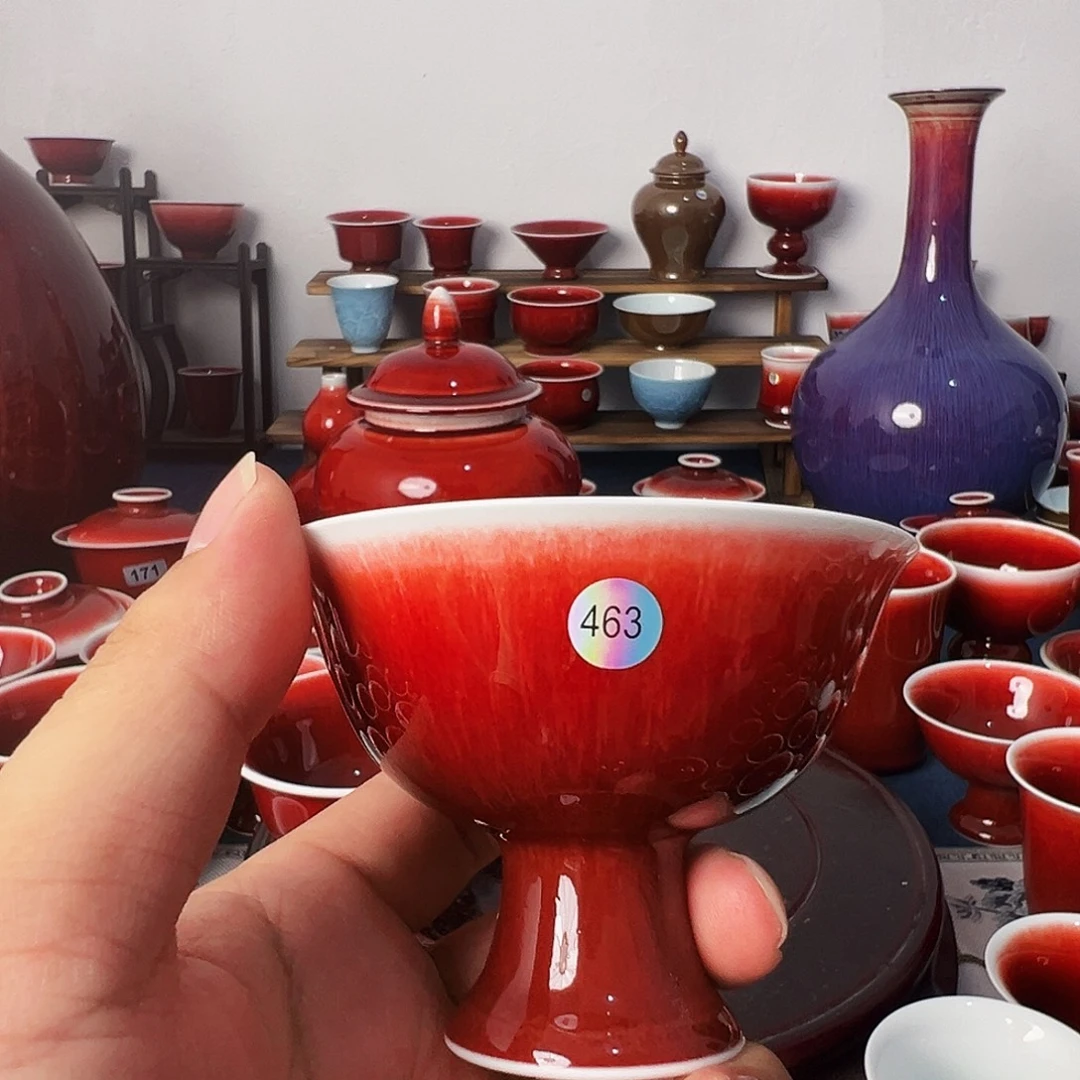 驷***姐景德镇陶瓷原矿郎红茶具