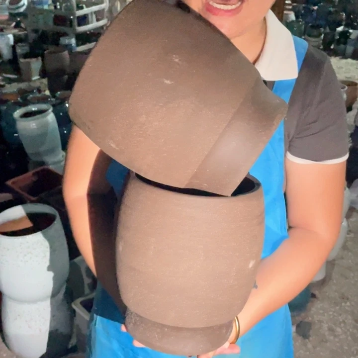 紫砂花盆口18高23正品正品