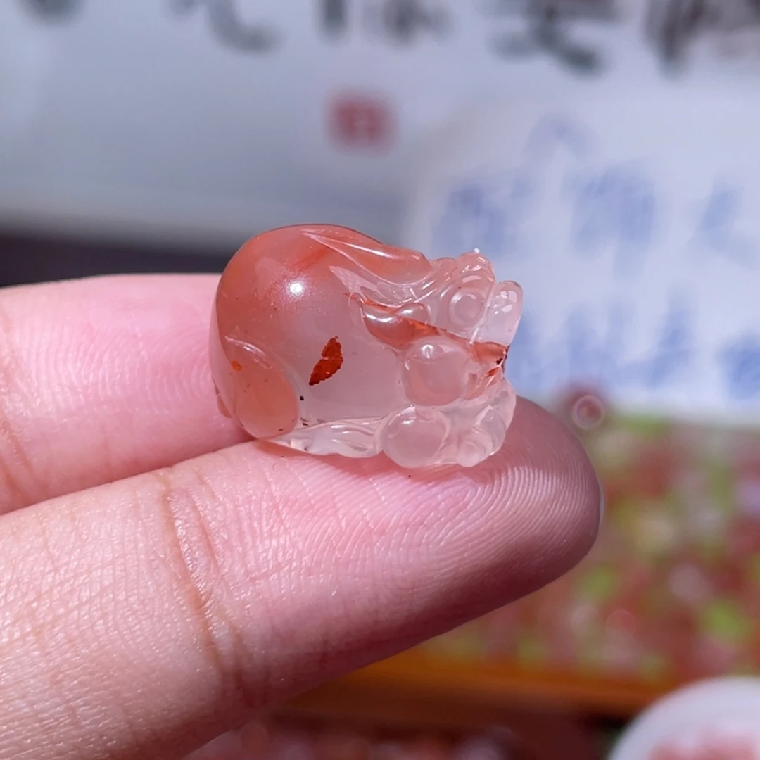 南红玛瑙未镶嵌挂件14253