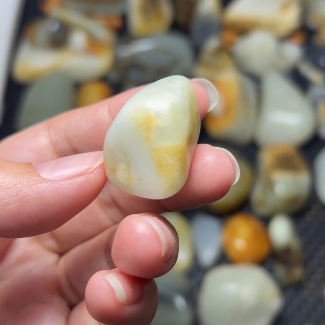 和田玉未镶嵌挂件62