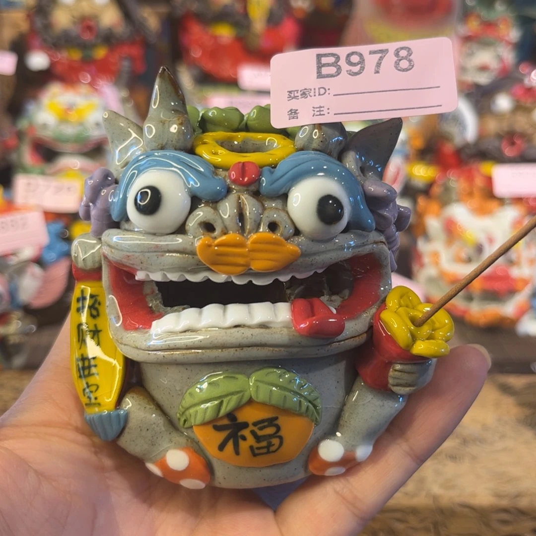 泥塑纯手工茶宠摆件