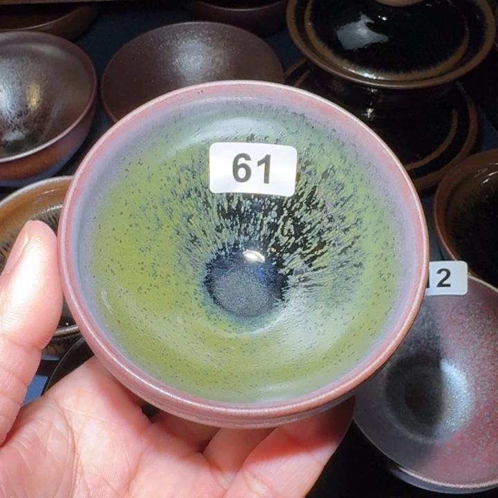 燊***仔小雨茶盏，手工柴烧