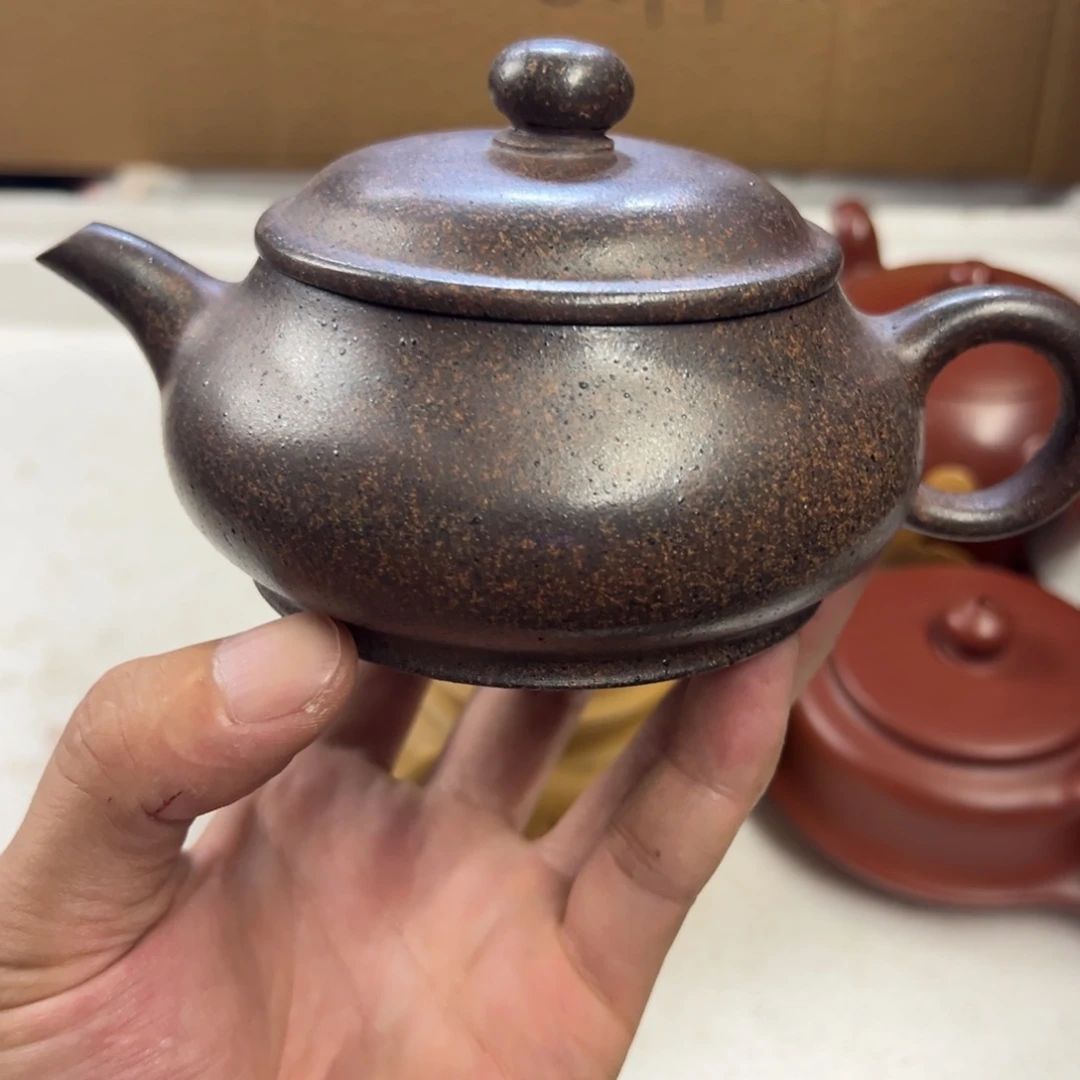 茶壶紫砂宜兴原矿紫砂壶240毫升容量