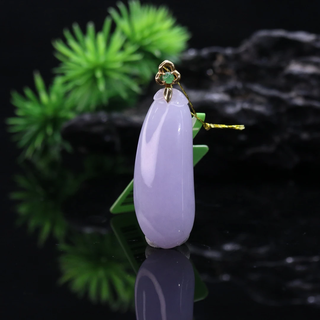 FC47天然缅甸翡翠A货18k福瓜吊坠/701681/保利厦门拍卖