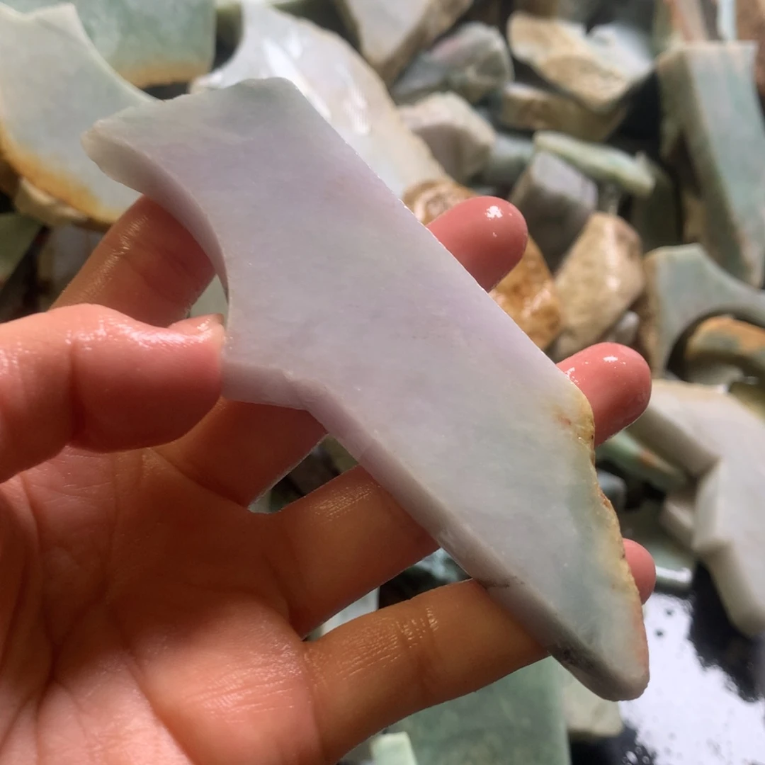 翡翠颈饰未镶嵌缅甸翡翠