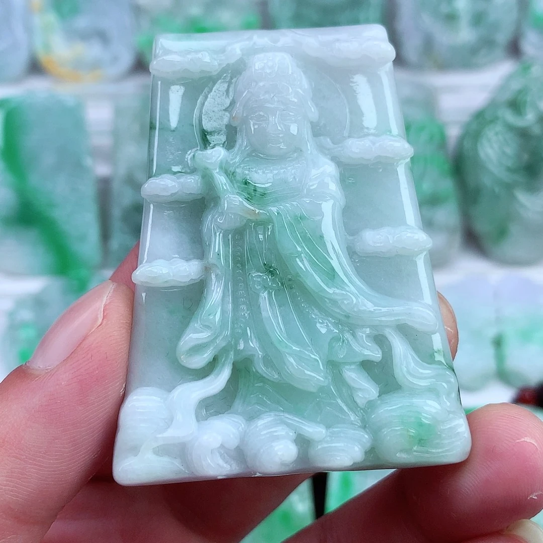 翡翠未镶嵌颈饰翡翠吊坠