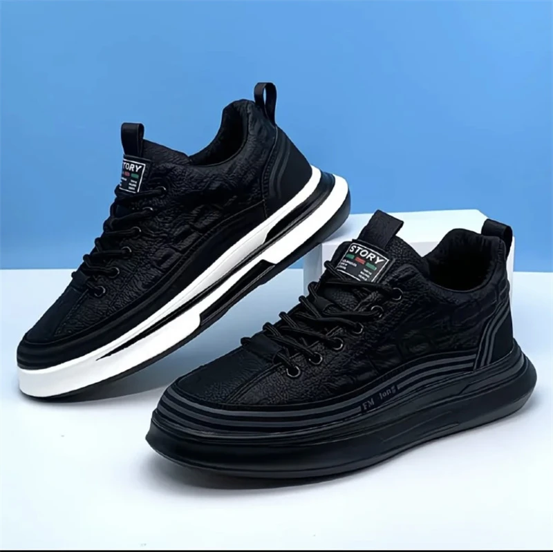 秋冬新款轻质时尚百搭舒适休闲鞋鞋子轻便潮男鞋有单有棉