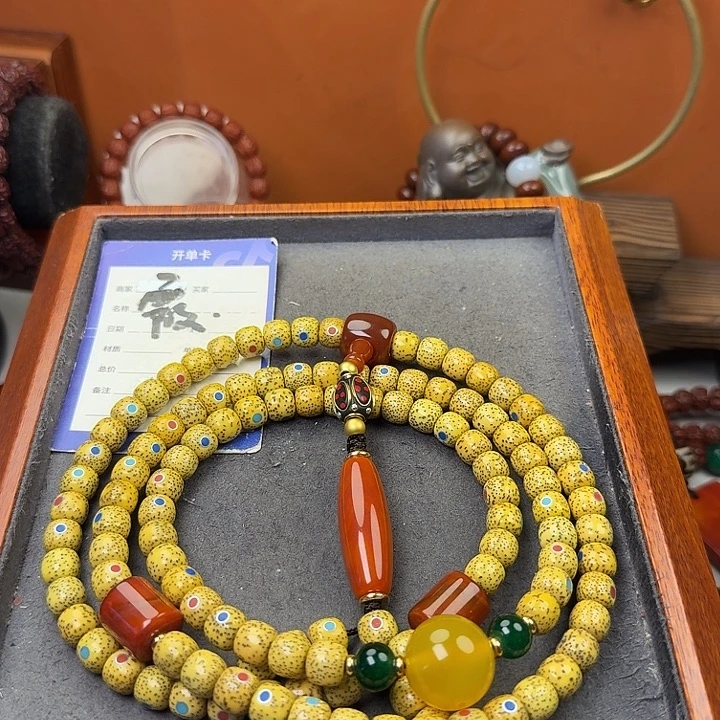 吊坠星月菩提脖挂