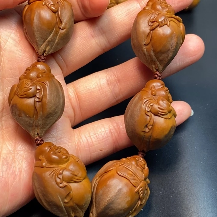 啊***啊手串/手链橄榄核包衣弥勒