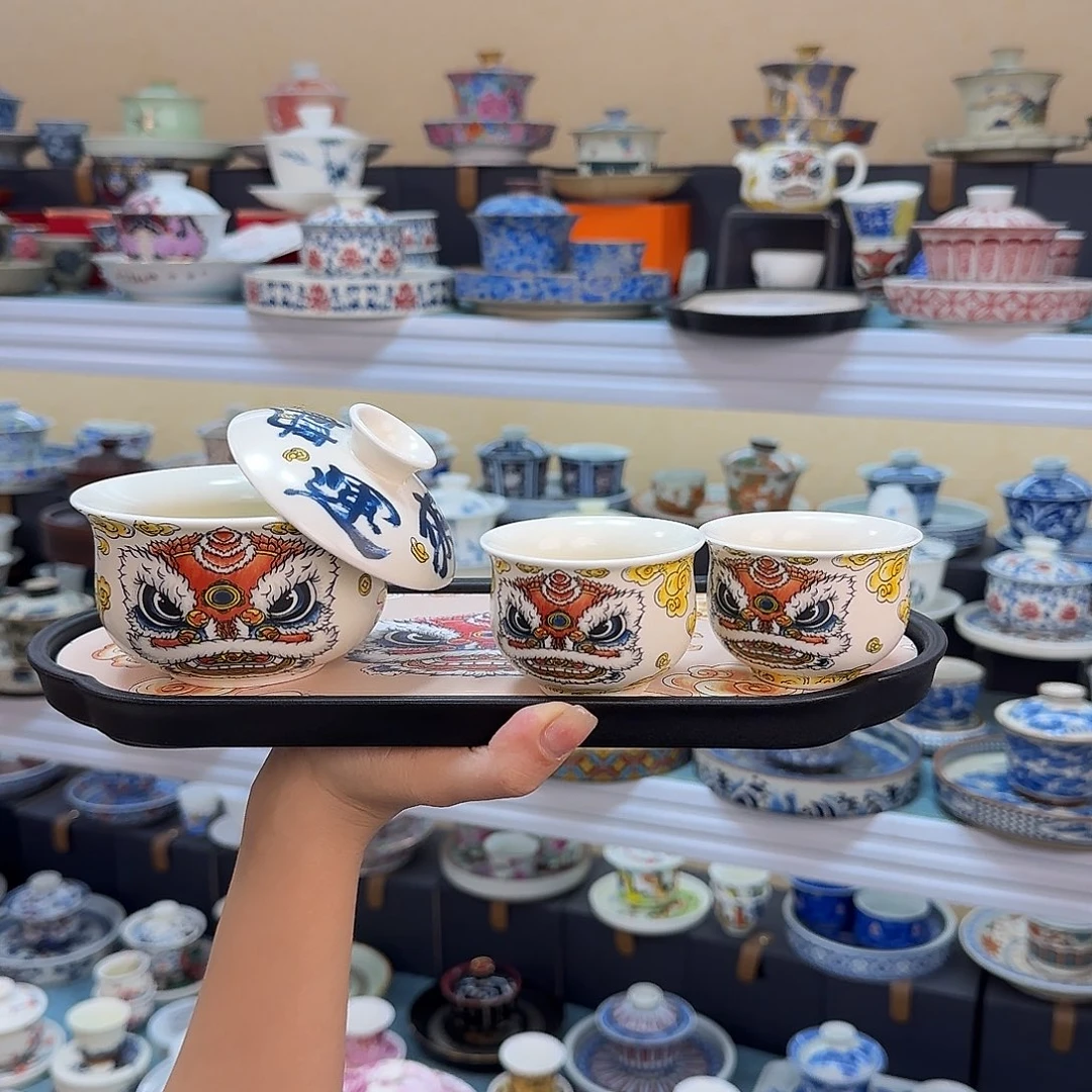 盖碗里的水煮开后放