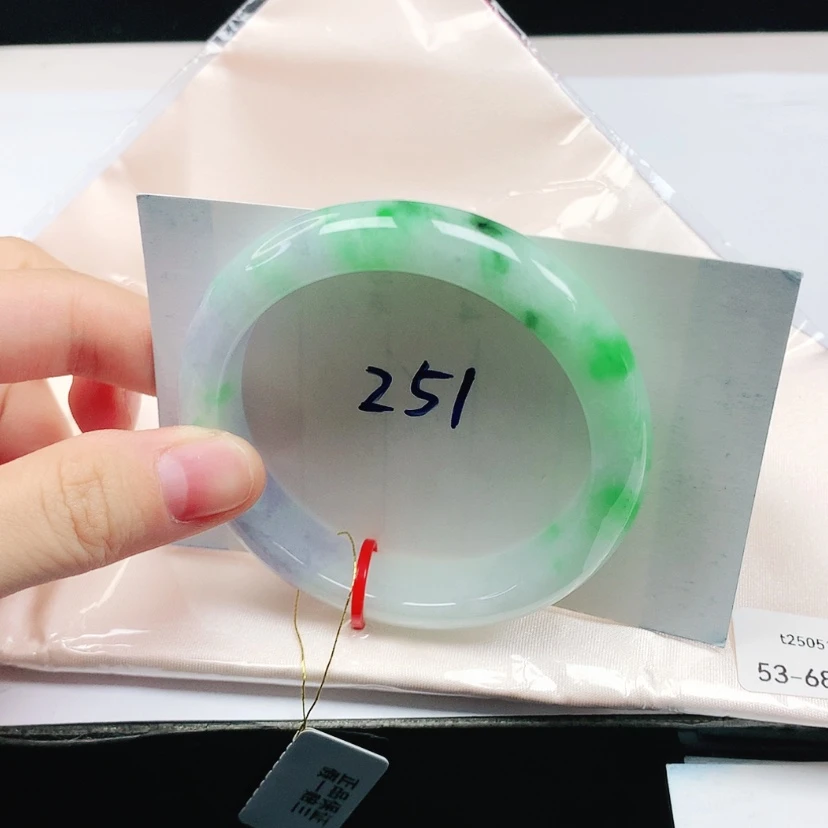 【闪购商品】翡翠手镯未镶嵌缅甸天然a货手镯53