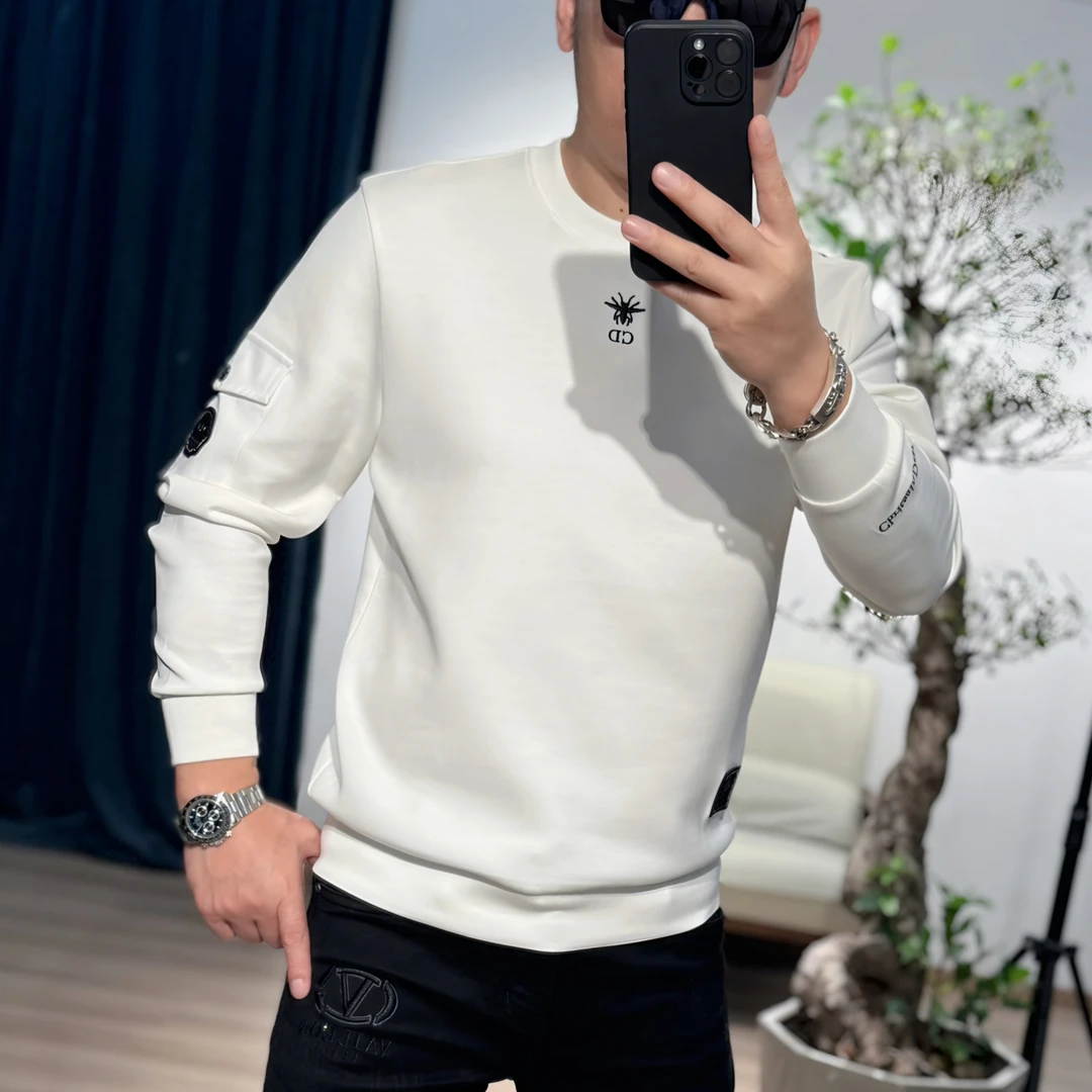 【VG轻奢】25秋冬新款高品质重工刺绣时尚百搭潮流卫衣8219