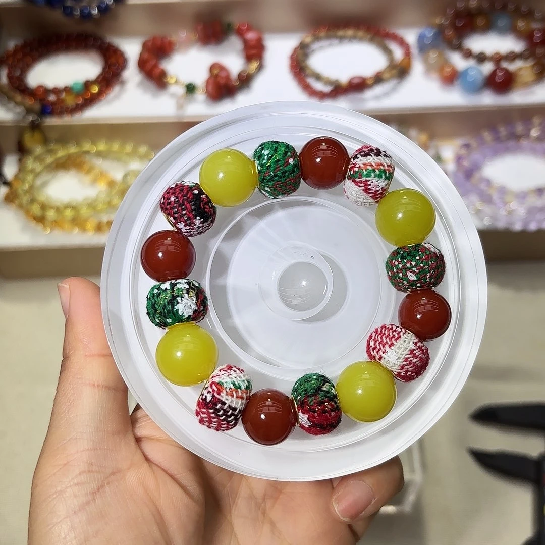 石英石圣诞款手串