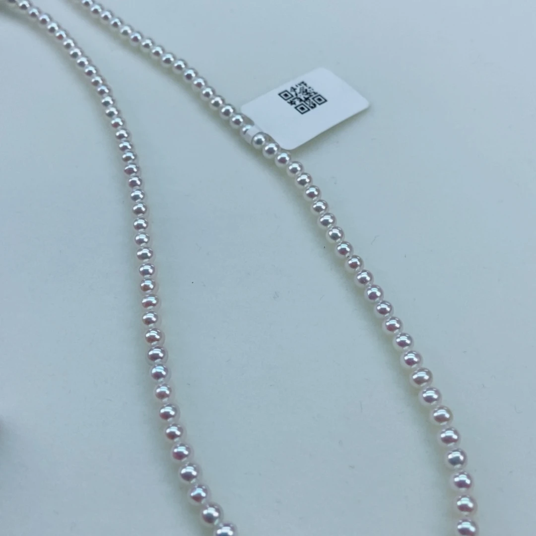 银S925镶嵌淡水珍珠3.5小灯泡亮瞎眼