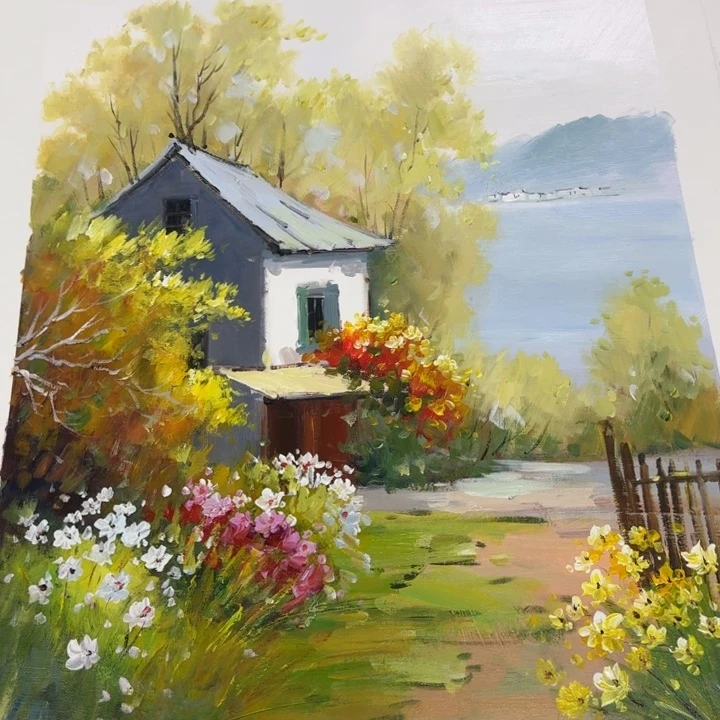 油画花花和你一起玩的