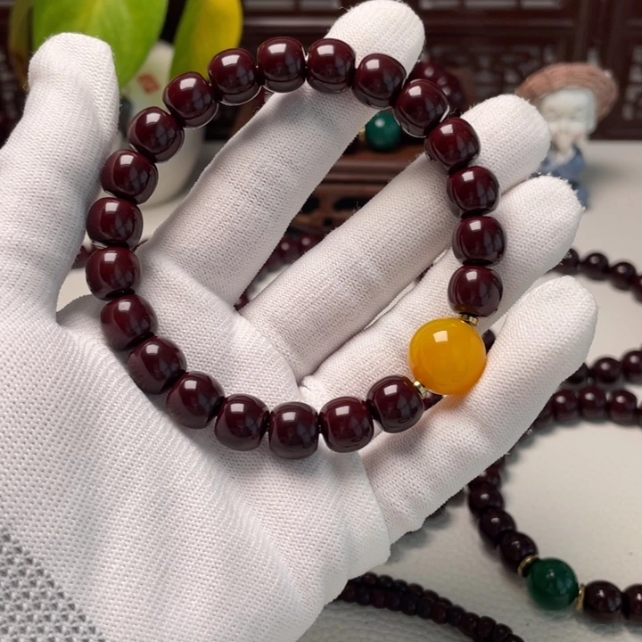 ****仲猴头核桃吊坠猴头手串