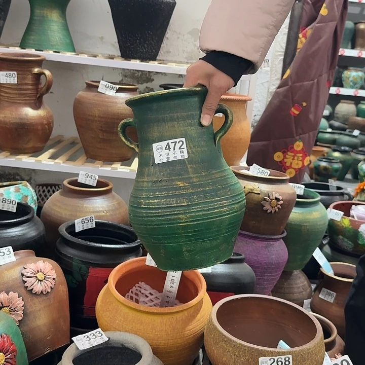 金绿双耳472高度26口径14